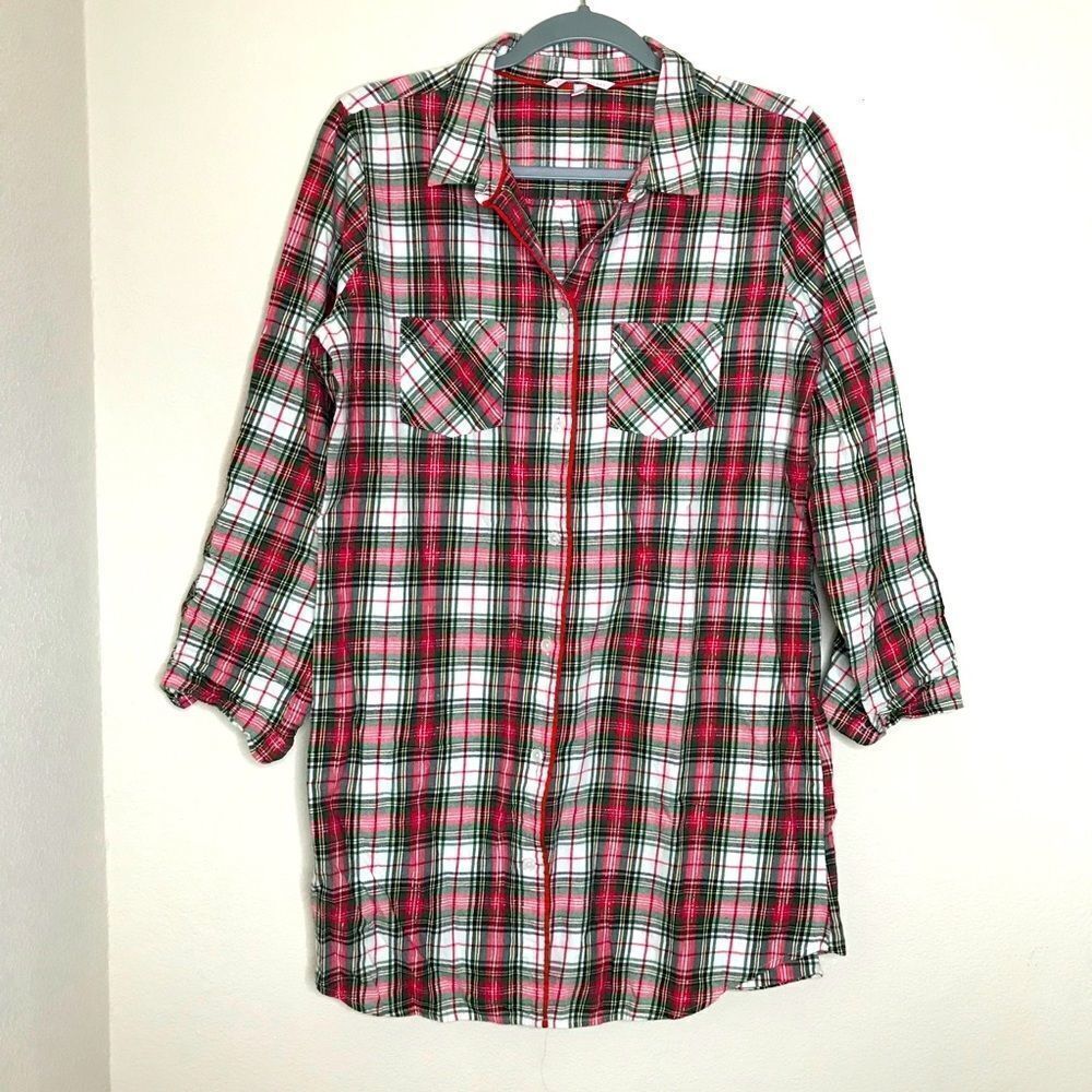 Victoria’s Secret plaid sleep dress